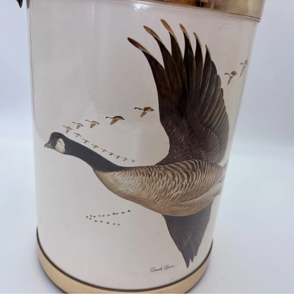 Vintage George’s Briard Canada Goose Ice Bucket for a MCM Bar Cart